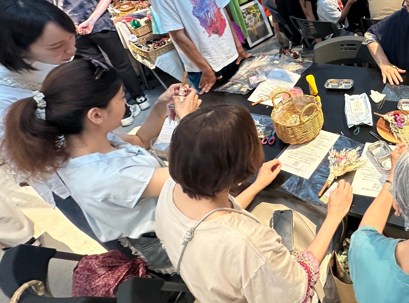 Kimikaのドライフラワー制作ワークショップ